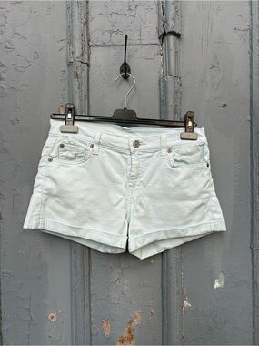 Seven for all Mankind blue denim shorts, size 27